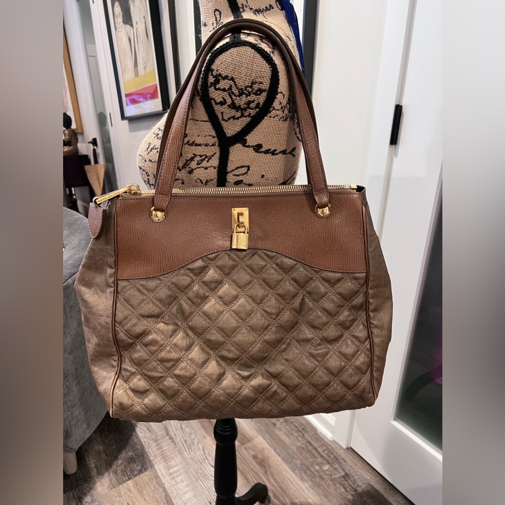 Marc Jacobs Tan Leather Shoulder Bag